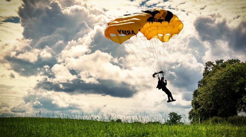 parachuting